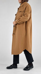 Cappotto colletto tasche H.