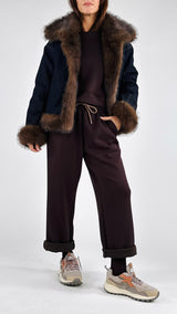 Giubbotto reversibile ecopelliccia Vic.