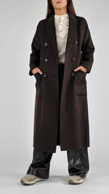 Cappotto doppiopetto tasche Vic.