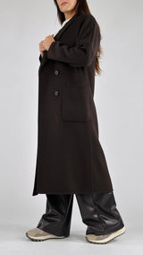 Cappotto doppiopetto tasche Vic.