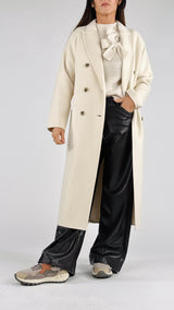 Cappotto doppiopetto tasche Vic.