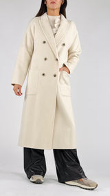 Cappotto doppiopetto tasche Vic.