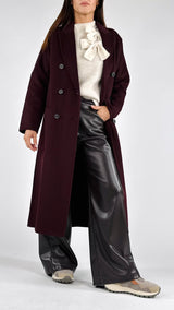 Cappotto doppiopetto tasche Vic.