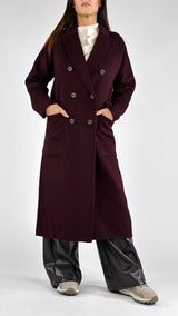 Cappotto doppiopetto tasche Vic.