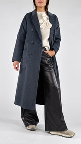 Cappotto doppiopetto tasche Vic.