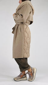 Cappotto vestaglia+piumino Vic.