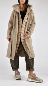 Cappotto vestaglia+piumino Vic.
