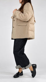 Cappotto corto+piumino Vic.