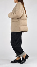 Cappotto corto+piumino Vic.