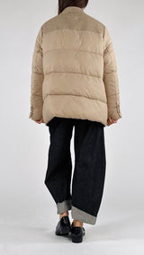 Cappotto corto+piumino Vic.