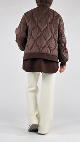 Piumino over+velour Vic.