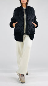 Piumino over+velour Vic.