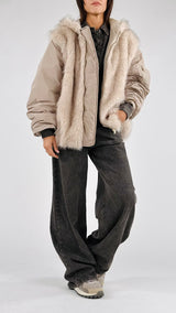 Bomber ecopelliccia Vic.