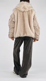 Bomber ecopelliccia Vic.