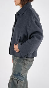 Cappotto corto quadrato Vic.