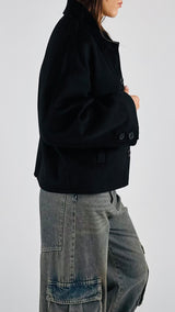 Cappotto corto quadrato Vic.