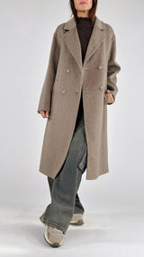 Cappotto doppiopetto puntino H.