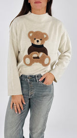 Pull teddy perle