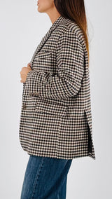 Giacca over quadretto T.