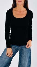 Maglia madonna costina lambswool H.