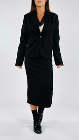 Giacca corta 1 bottone vic.