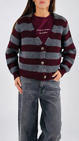 Cardigan righe You