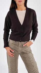 Cardigan corto lana cachemire Vic.