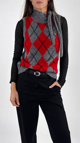 Gilet losanghe fiocco H.