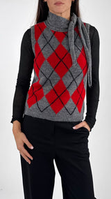 Gilet losanghe fiocco H.