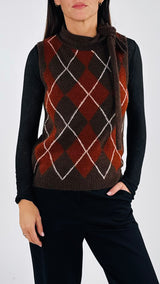 Gilet losanghe fiocco H.