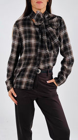 Camicia fiocco check H.