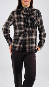 Camicia fiocco check H.