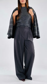 Pantalone twill doppia pences T.