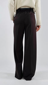 Pantalone palazzo twill cintura T.