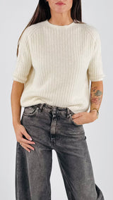 Pull costina sfalsata integrale H.