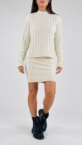 Pull trecce micropaillettes H.