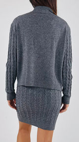 Pull trecce micropaillettes H.