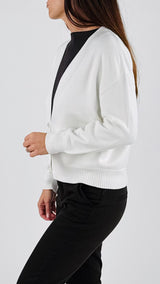 Cardigan rasato gioiello Vic.