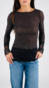 Cachemirina fondo pizzo T.