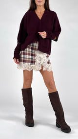 Mini check flanella pizzo H.