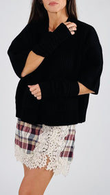 Cardigan costa larga+manicotti Vic.