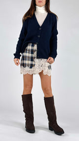 Mini check flanella pizzo H.