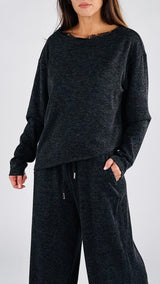 Maglia pizzo jersey fiammata You