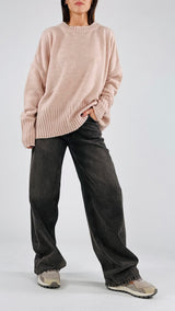 Maxi pull costina alta T.