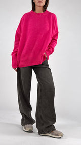 Maxi pull costina alta T.