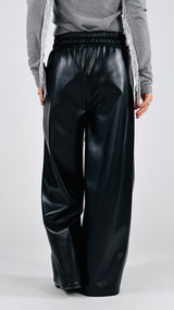 Pantalone palazzo ecopelle T.