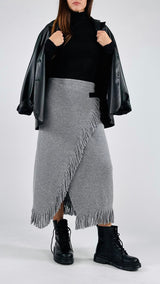 Gonna maglia frange Vic.