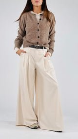 Pantalone doppia pence cucita H.