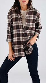 Camicia stondata flanella H.