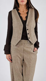 Gilet sale e pepe Kashà T.